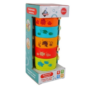 ИГРУШКИ ДЛЯ ВАННЫ ВАННЫ ВЕДРО КРУЖКИ БАШНЯ 12м+