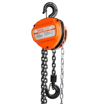 Цепная таль VEVOR 0,5 т 2,8 м 200 Н