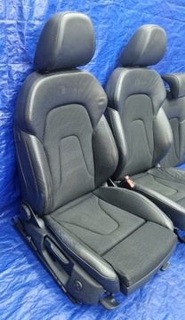 фото thumb №10, Audi a4 b8 sedan s-line сидіння kubełkowy диван обшивки підлокітник półskór