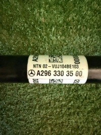 фото thumb №5, Полуось передняя правая mercedes benz eqs v296 a2963303500