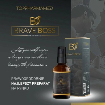 BRAVE BOSS Original 50 Спрей для продления полового акта