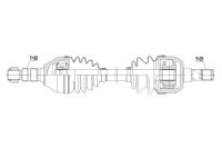 фото thumb №2, Приводной вал приводная opel astra j 09- /левая, mtm/