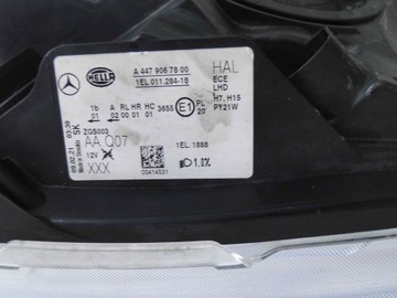 фото thumb №13, Mercedes eqv 447 лампа права звичайна h7