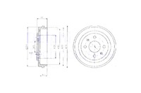 фото thumb №2, Барабаны тормозные 2szt. зад fiat 126 127 cinquecento duna elba fiorino