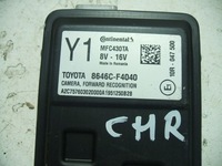 фото thumb №3, Toyota c-hr chr модуль блок управления радар камера с стекло ассистент поперечина движения