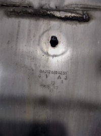 фото thumb №11, Защита тепловая стены перегородки mercedes w212 2.2 cdi a2126280255