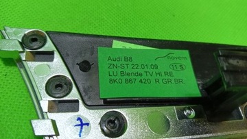 фото thumb №8, Audi a4 b8 usa планка dekor двері зад правий orzechowe/szarobrązowe 13r