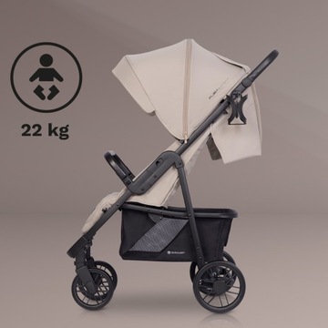 КОЛЯСКА FLEX НА БОЛЬШИХ КОЛЕСАХ 0–22 КГ + АКСЕССУАРЫ
