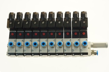 10-клапанный остров AIRTAC 3/2-1/4-НЗ-НО 12-24В-230В