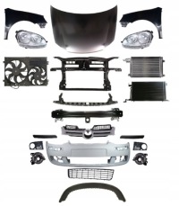 фото thumb №1, Vw golf 5 v 2003-2009 1k kompletny перед капот pas