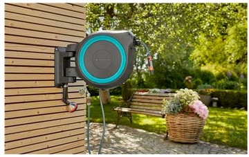 Gardena RollUp L настенный барабан, вращающийся, 30 м