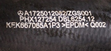фото thumb №9, Шланг шланг воды mercedes slk r172 1.8 a1725012082