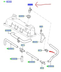 фото thumb №11, Клапан вентиляції коробки колінчастого вала ford fusion