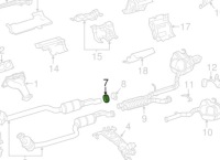 Mb ml w166 левое  кольцо уплотнительный катализатора a2044920081 oem Киев, фото thumb