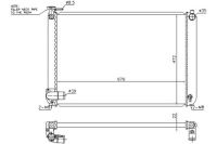 Купить Радиатор двигателя lexus rx400h 05- nis, фото thumb