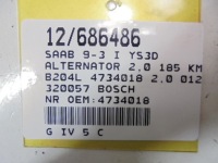 фото thumb №7, Saab 9-3 i генератор 4734018 2,0 0123320057
