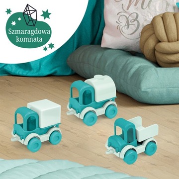 ZESTAW AUTEK DLA DZIECI KID CARS TRIO WADER MIĘTA