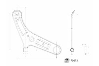 фото thumb №10, Febi bilstein 175615 рычаг, подвешивание колёса