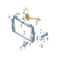 фото thumb №1, Кронштейн кронштейн фара перед audi q8 ліва оригінал od aso