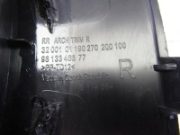 фото thumb №10, Citroen c3 iii молдинг бампера правый задняя 9813346677