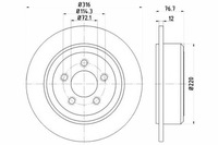 фото thumb №1, Textar 92202703 диск гальмівна