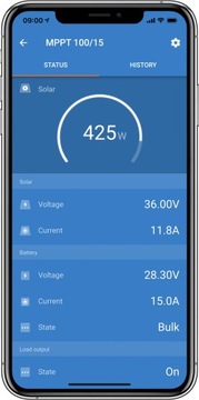 Контроллер солнечной зарядки Victron Energy Smart Solar MPPT 75/15