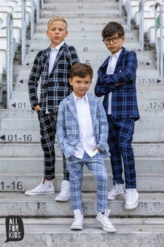 Костюм из хлопка в клетку для МАЛЬЧИКА 116 122