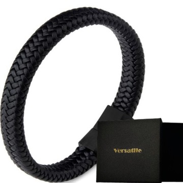 ЧЕРНЫЙ регулируемый мужской браслет Versatile
