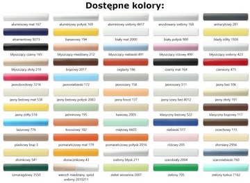 Rolety Aluminiowe Poziome 25mm 110 x 110cm Wymiar
