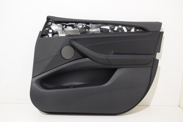 фото thumb №14, Bmw ix3 g08 lci оббивка сидіння диван шкіра vernasca чорна nić синя