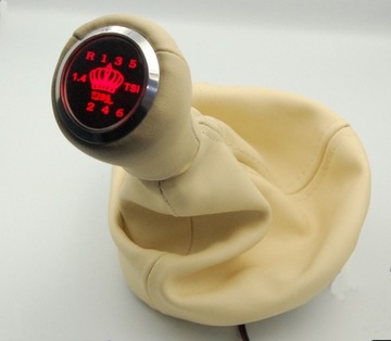 Ручка со светодиодной подсветкой, кожа + мехи AUDI BMW SEAT SKODA VW A3 A4 A6 Leon
