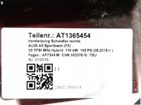 фото thumb №10, Audi a5 s-line sportback 8w8 f5 b9 16- молдинг порог правая цвет t7 ly3s