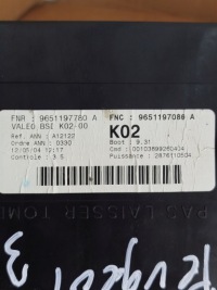 Модуль bsi коробка предохранителей peugeot 307 9651197780 с Разборки, фото thumb