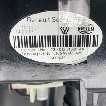 фото thumb №13, Лампа лівий зад renault scenic iv grand 265553283r