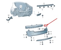 фото thumb №1, Skoda rapid nh rear бампер усилитель foam 60u807251a