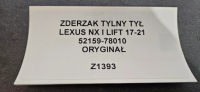 Бампер задній задня lexus nx i lift 17-21 оригінал 52159-78010 Ціна, фото thumb