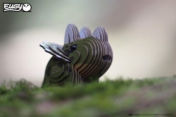 Динозавр Трицера Юджи. Эко Пазл 3D Пазл