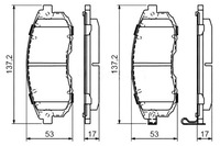 фото thumb №11, Гальмівні колодки гальмівні bosch 0986494337 d1060em10a