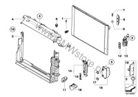 Bmw e60 e61 2.5 бензин рамка корпус корпус модуль радіатор 7548345 7545866 Недорого, фото thumb