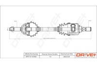 Купить Drive+ приводной вал приводная nissan note 06-12 l, фото thumb