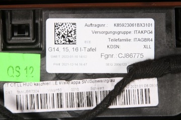 фото thumb №16, Bmw m8 f92 f93 оригінальна панель роздавальна консоль nappa silverstone hud