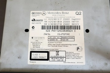 фото thumb №11, Mercedes e-klasa w212 радіо cd 2129001217