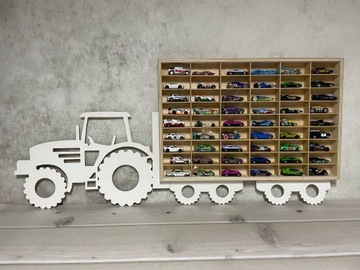 ТРАКТОРНАЯ ДЕРЕВЯННАЯ ПОЛКА для пружин HOT WHEELS