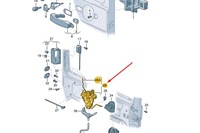 фото thumb №10, Замок двері vw caddy 11- le 2k5843653c оригінальний номер vag