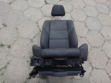 фото thumb №8, Сиденье правые перед переднее пассажира bmw e60 e61 м-пакет sport чёрная кожа