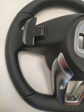 фото thumb №11, Нова mercedes cla w117 a w176 w218 кермо пелюстки шкіра чорна nić