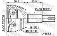 фото thumb №3, Шарнір homok зовнішній toyota avalon gsx30 2005.