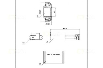 фото thumb №2, Комплект - набір підшипник колеса [starline]