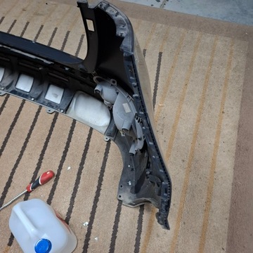 фото thumb №12, Kia sportage iv 4 18- рестайлінг бампер зад задній w колір h8 сірий pdc