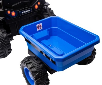 ND18_5742 Milly Mally Автомобиль на аккумуляторе Трактор Farmer Blue с прицепом